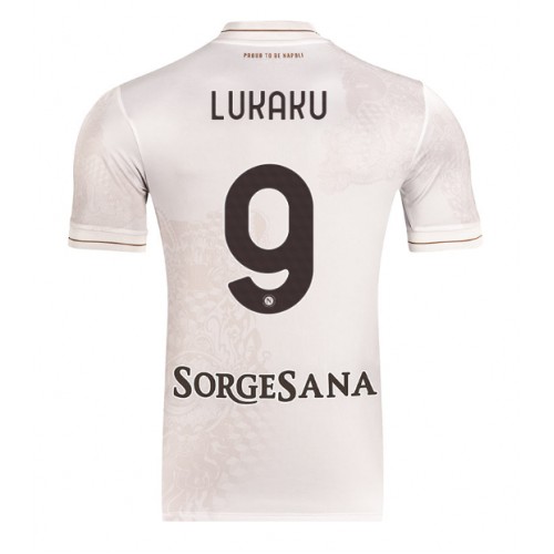Stroje piłkarskie SSC Napoli Romelu Lukaku #9 Koszulka Wyjazdowej 2025-26 Krótki Rękaw